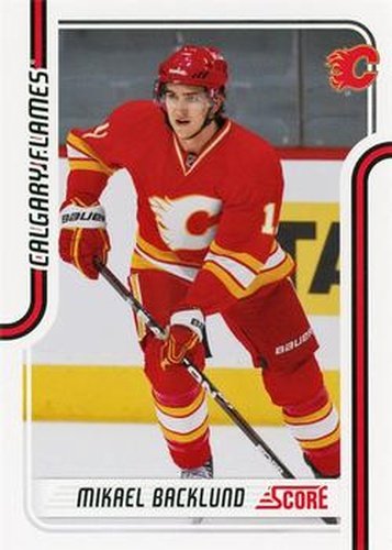#85 Mikael Backlund - Calgary Flames - 2011-12 Score Hockey