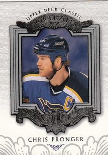 #85 Chris Pronger - St. Louis Blues - 2003-04 Upper Deck Classic Portraits Hockey