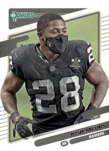 #85b Josh Jacobs - Las Vegas Raiders - 2021 Donruss Football