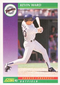 #862 Kevin Ward - San Diego Padres - 1992 Score Baseball