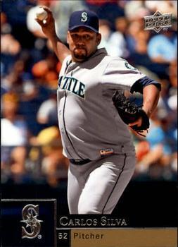 #862 Carlos Silva - Seattle Mariners - 2009 Upper Deck Baseball
