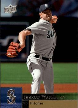 #864 Jarrod Washburn - Seattle Mariners - 2009 Upper Deck Baseball