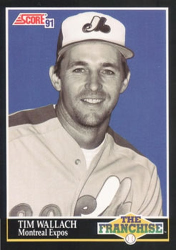 #865 Tim Wallach - Montreal Expos - 1991 Score Baseball