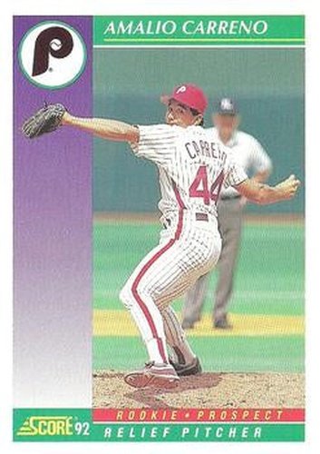 #867 Amalio Carreno - Philadelphia Phillies - 1992 Score Baseball