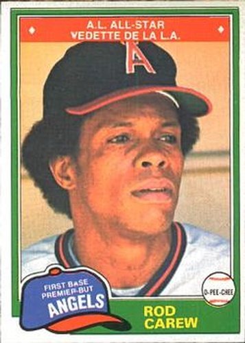#100 Rod Carew - California Angels - 1981 O-Pee-Chee Baseball