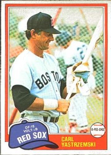 #110 Carl Yastrzemski - Boston Red Sox - 1981 O-Pee-Chee Baseball