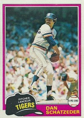#112 Dan Schatzeder - Detroit Tigers - 1981 O-Pee-Chee Baseball