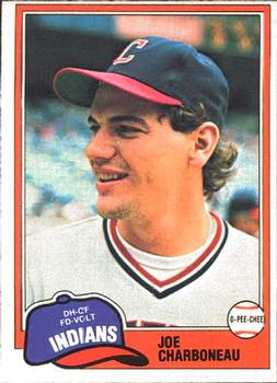 #13 Joe Charboneau - Cleveland Indians - 1981 O-Pee-Chee Baseball