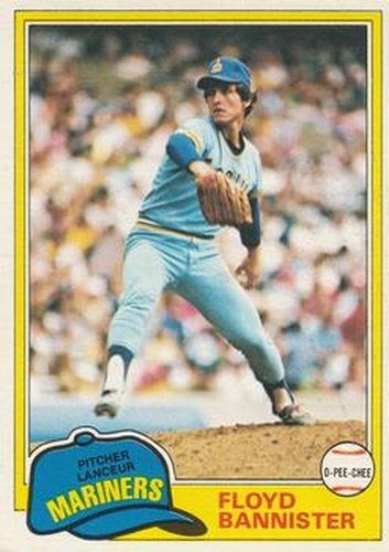 #166 Floyd Bannister - Seattle Mariners - 1981 O-Pee-Chee Baseball