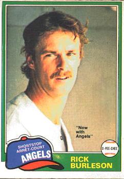 #172 Rick Burleson - California Angels - 1981 O-Pee-Chee Baseball