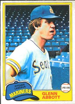 #174 Glenn Abbott - Seattle Mariners - 1981 O-Pee-Chee Baseball