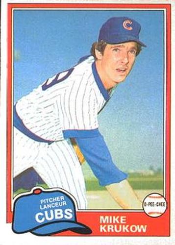 #176 Mike Krukow - Chicago Cubs - 1981 O-Pee-Chee Baseball