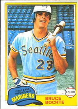 #18 Bruce Bochte - Seattle Mariners - 1981 O-Pee-Chee Baseball