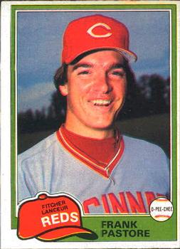#1 Frank Pastore - Cincinnati Reds - 1981 O-Pee-Chee Baseball