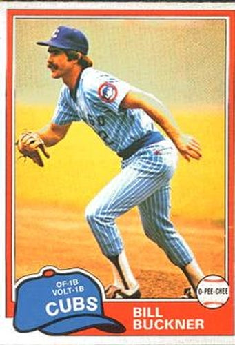 #202 Bill Buckner - Chicago Cubs - 1981 O-Pee-Chee Baseball