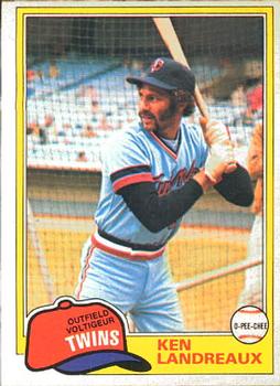 #219 Ken Landreaux - Minnesota Twins - 1981 O-Pee-Chee Baseball
