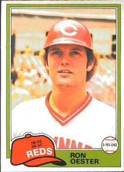 #21 Ron Oester - Cincinnati Reds - 1981 O-Pee-Chee Baseball