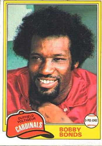 #223 Bobby Bonds - St. Louis Cardinals - 1981 O-Pee-Chee Baseball