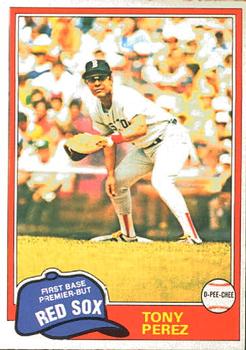 #231 Tony Perez - Boston Red Sox - 1981 O-Pee-Chee Baseball
