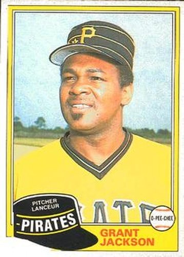 #232 Grant Jackson - Pittsburgh Pirates - 1981 O-Pee-Chee Baseball