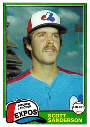 #235 Scott Sanderson - Montreal Expos - 1981 O-Pee-Chee Baseball