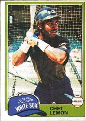 #242 Chet Lemon - Chicago White Sox - 1981 O-Pee-Chee Baseball