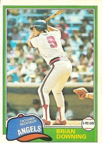 #263 Brian Downing - California Angels - 1981 O-Pee-Chee Baseball