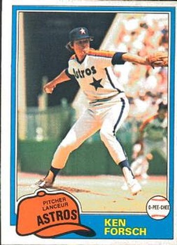 #269 Ken Forsch - Houston Astros - 1981 O-Pee-Chee Baseball