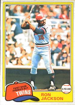 #271 Ron Jackson - Minnesota Twins - 1981 O-Pee-Chee Baseball