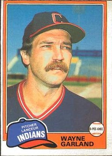 #272 Wayne Garland - Cleveland Indians - 1981 O-Pee-Chee Baseball