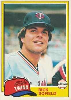 #278 Rick Sofield - Minnesota Twins - 1981 O-Pee-Chee Baseball