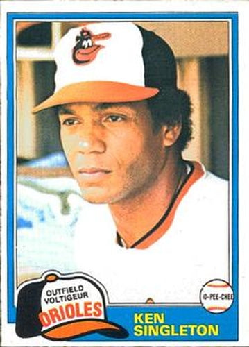 #281 Ken Singleton - Baltimore Orioles - 1981 O-Pee-Chee Baseball