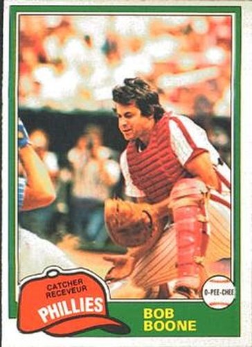 #290 Bob Boone - Philadelphia Phillies - 1981 O-Pee-Chee Baseball