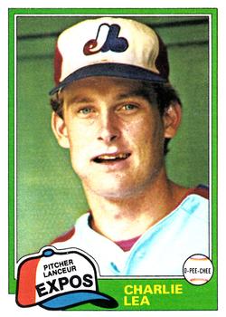 #293 Charlie Lea - Montreal Expos - 1981 O-Pee-Chee Baseball