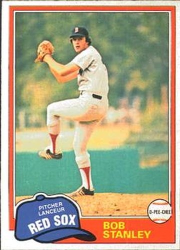 #296 Bob Stanley - Boston Red Sox - 1981 O-Pee-Chee Baseball