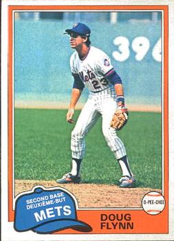 #311 Doug Flynn - New York Mets - 1981 O-Pee-Chee Baseball
