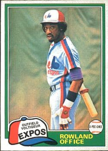 #319 Rowland Office - Montreal Expos - 1981 O-Pee-Chee Baseball