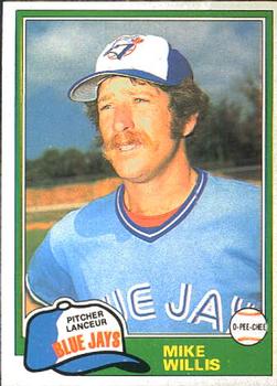 #324 Mike Willis - Toronto Blue Jays - 1981 O-Pee-Chee Baseball