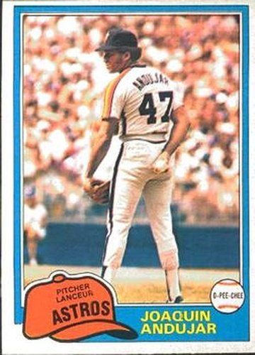 #329 Joaquin Andujar - Houston Astros - 1981 O-Pee-Chee Baseball