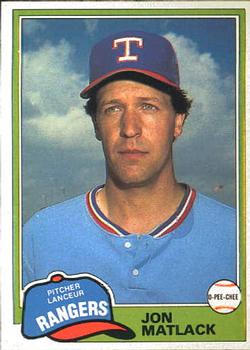 #339 Jon Matlack - Texas Rangers - 1981 O-Pee-Chee Baseball