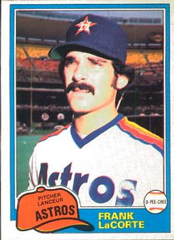 #348 Frank LaCorte - Houston Astros - 1981 O-Pee-Chee Baseball