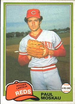 #358 Paul Moskau - Cincinnati Reds - 1981 O-Pee-Chee Baseball