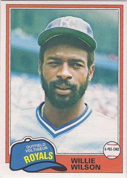 #360 Willie Wilson - Kansas City Royals - 1981 O-Pee-Chee Baseball