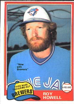 #40 Roy Howell - Milwaukee Brewers - 1981 O-Pee-Chee Baseball