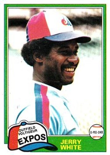 #42 Jerry White - Montreal Expos - 1981 O-Pee-Chee Baseball