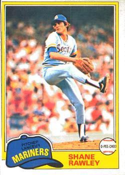 #51 Shane Rawley - Seattle Mariners - 1981 O-Pee-Chee Baseball