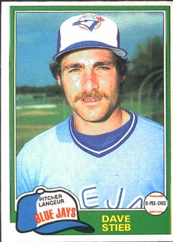 #5 Dave Stieb - Toronto Blue Jays - 1981 O-Pee-Chee Baseball