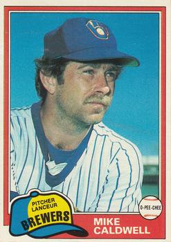 #85 Mike Caldwell - Milwaukee Brewers - 1981 O-Pee-Chee Baseball