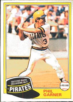 #99 Phil Garner - Pittsburgh Pirates - 1981 O-Pee-Chee Baseball