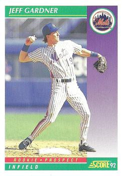 #869 Jeff Gardner - New York Mets - 1992 Score Baseball